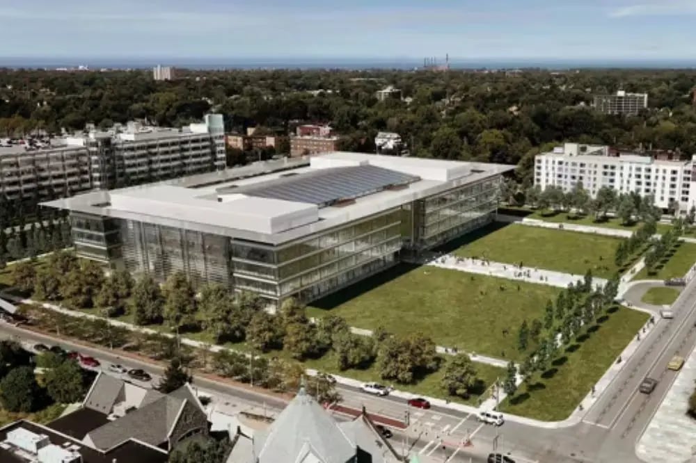 top view of the Cleveland Clinic College of Medicine (Case Western Reserve University)