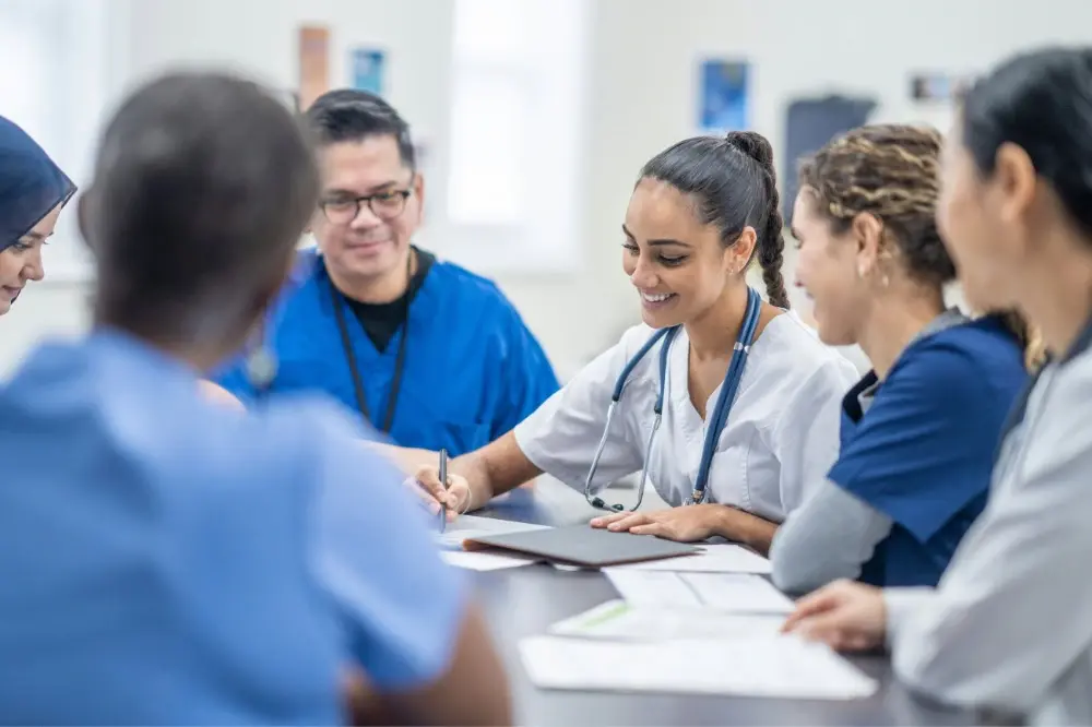 Medical Students studying together