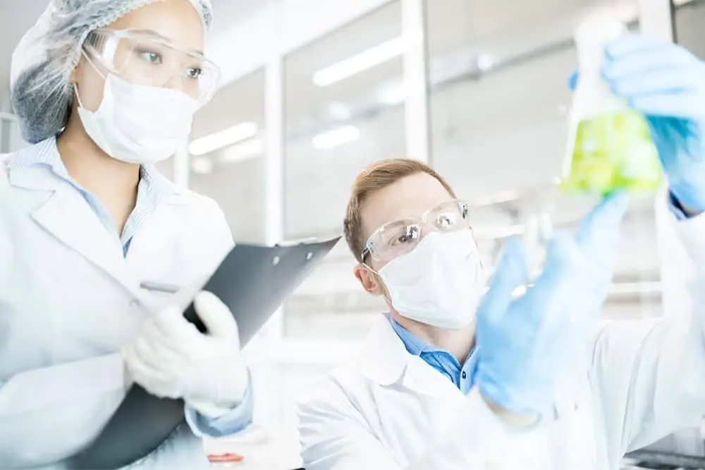 Medical Students doing research