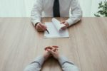 man getting a medical school interview