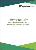 The Five Biggest Study Mistakes on the MCAT