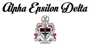 Alpha Epsilon Delta logo