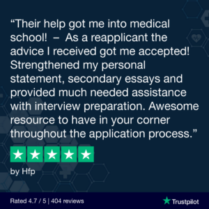 A MedSchoolCoach review for personal statements, secondary essays, and interview preparation. 