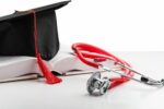 Medical Graduation Cap and Stethoscope