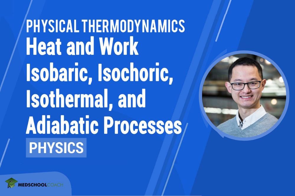 Isobaric, Isochoric, Isothermal, and Adiabatic Processes MCAT Physics