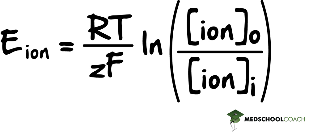 The Nernst Equation - MCAT Biology