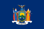 The New York state flage