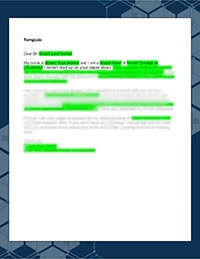Cover Letter Template for Pre-Med Research Jobs - Cover