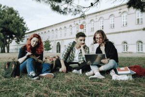Students Studying for Medical School Exams