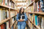 Medical Student In a Library