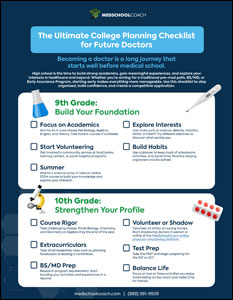 The Ultimate College Planning Checklist for Future Doctors
