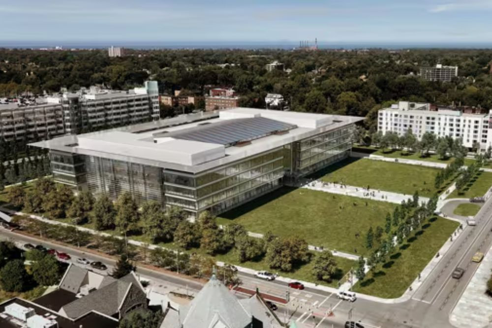 top view of the Cleveland Clinic College of Medicine (Case Western Reserve University)